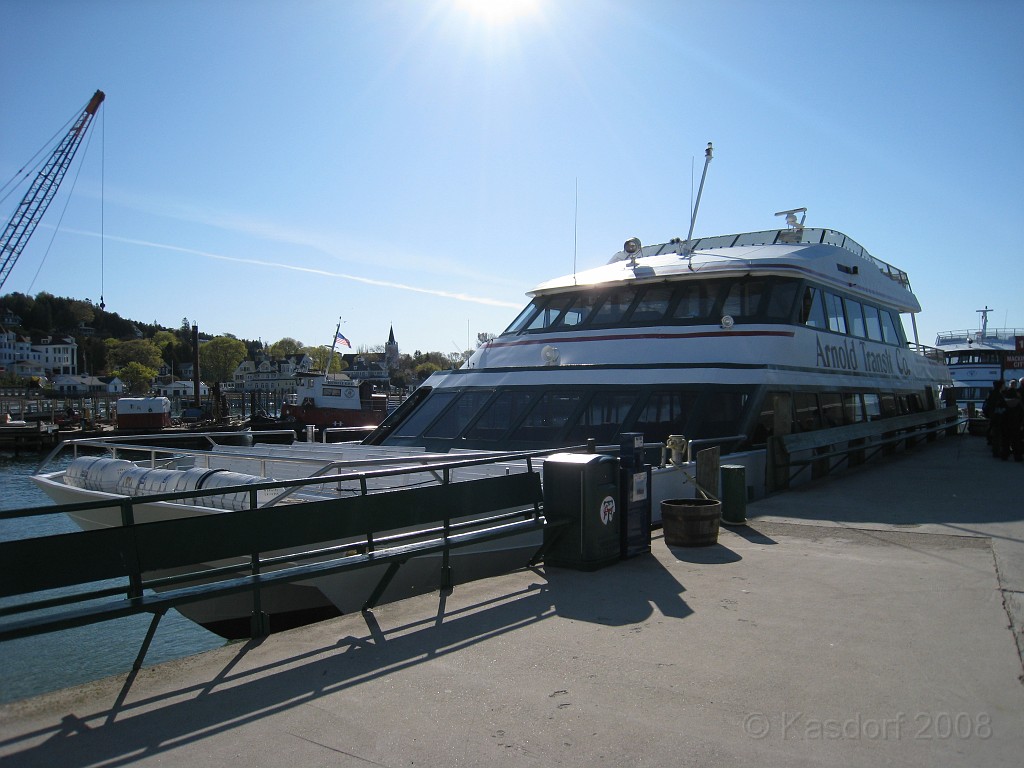 Mackinaw Island Area May 2008 0235.jpg - May 24 2008 a trip to Mackinac City for a 5 M race and a visit to Mackinac Island. A day to the UP, Paradise, Whitefish Point and Tahquamen Falls. This was followed by trips to Petoskey and Charlevoix.